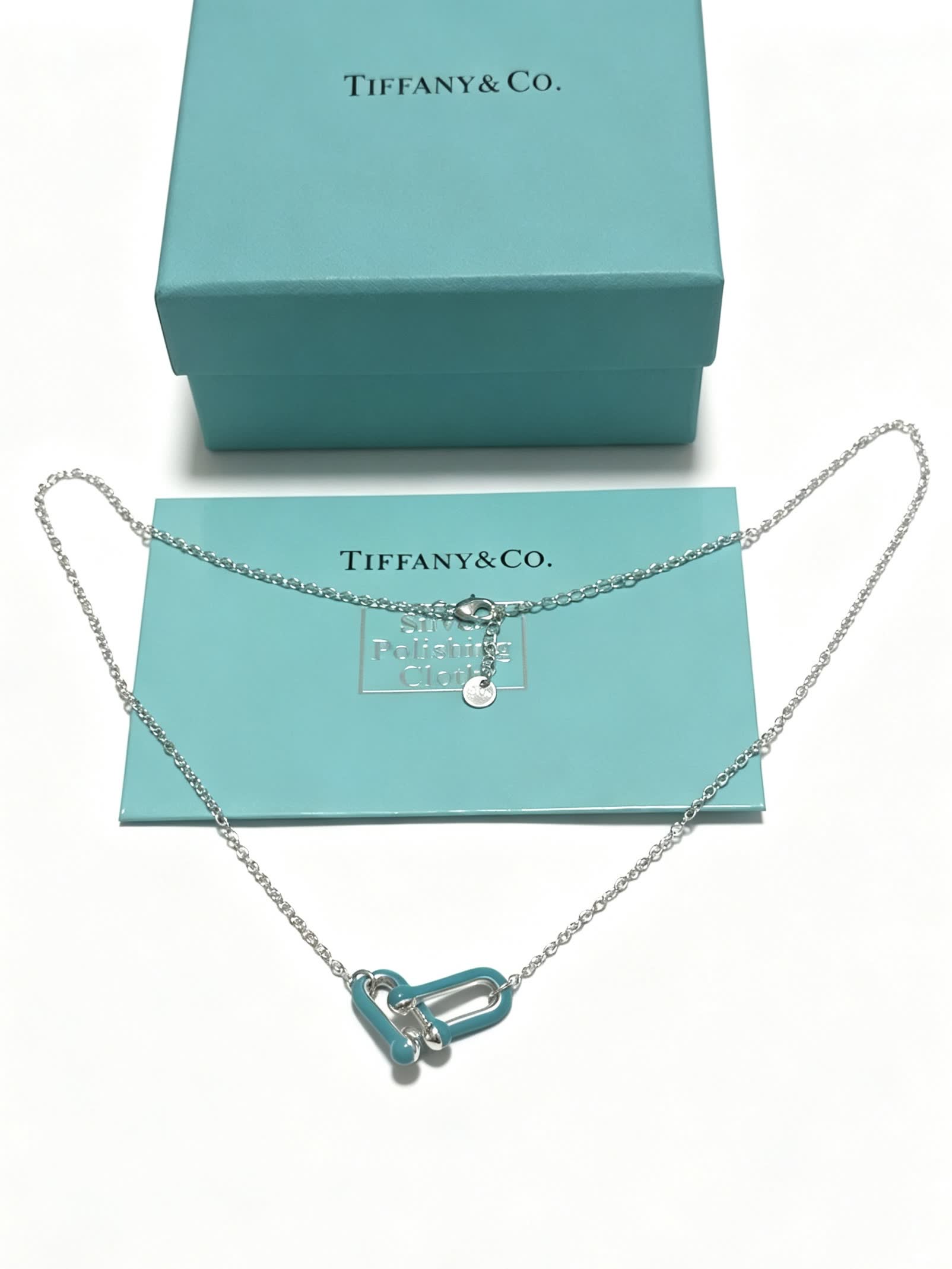 Tiffany & Co. Sterling Silver Padlock Necklace